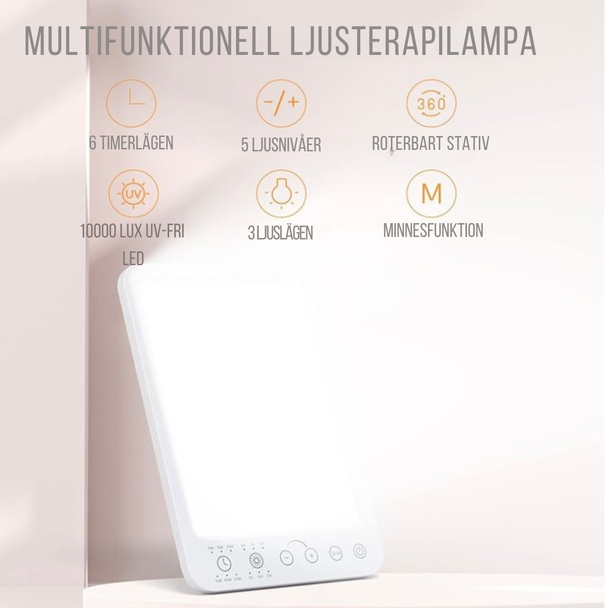 SAD-lampa - Ljusterapi mot höstdepression