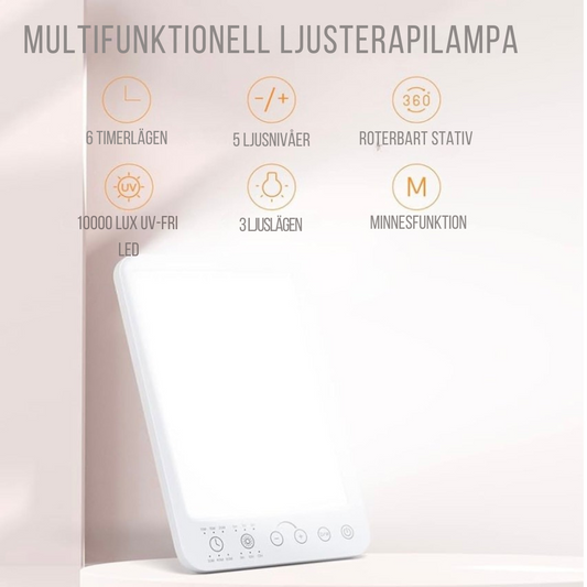 SAD-lampa - Ljusterapi mot höstdepression
